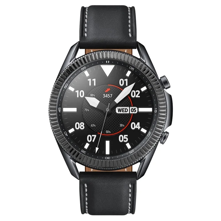 Lünettenring mit Wellenstruktur für Smartwatches, passend für Samsung Galaxy Watch 3 (41 mm) und Samsung Galaxy Watch 3 (45 mm).