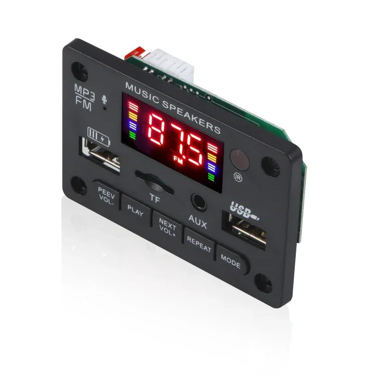 JX-809BT Auto 12V Audio MP3 Player Decoderplatine FM Radio USB, mit Bluetooth / Fernbedienung / Aufnahme, JX-809BT