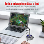 HXSJ F15 USB Anti-Interferenz Matrix-Rauschunterdrückungsmikrofon