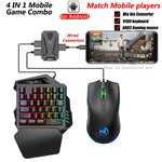 HXSJ P8+V100+J900 Tastatur-Maus-Konverter + Einhandtastatur + Programmier-Gaming-Maus-Set, P8+V100+A883