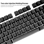 HXSJ P9 104 Tasten PBT Farbige Mechanische Tastatur Tastenkappen