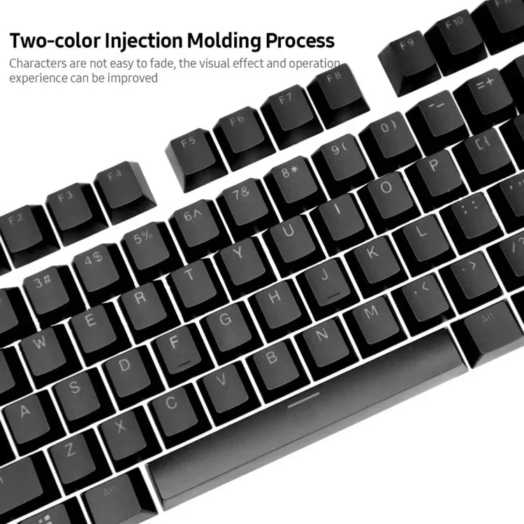 HXSJ P9 104 Tasten PBT Farbige Mechanische Tastatur Tastenkappen