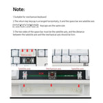 HXSJ P9 104 Tasten PBT Farbige Mechanische Tastatur Tastenkappen