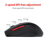 HXSJ T67 2.4G Bluetooth 3.0/5.0 Dual Mode Kabellose Maus, T67 2.4G