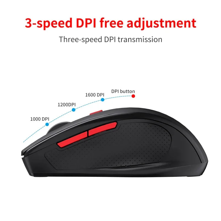 HXSJ T67 2.4G Bluetooth 3.0/5.0 Dual Mode Kabellose Maus, T67 2.4G