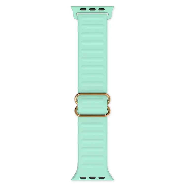 Silikon-Ersatzarmband mit japanischem Schriftzug für Apple Watch Series 7 (45 mm), 6, SE, 5, 4 (44 mm), 3, 2, 1 (42 mm) und 7 (41 mm), 6, SE, 5, 4 (40 mm) sowie 3, 2, 1 (38 mm).