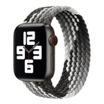 Ersatzarmband aus Nylon mit einfacher Schlaufenwebung, Größe: XS 128 mm für Apple Watch Series 6 &amp; SE &amp; 5 &amp; 4 40 mm / 3 &amp; 2 &amp; 1 38 mm, XS 128 mm 40 mm / 38 mm