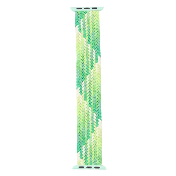 Ersatzarmband aus Nylon mit einfacher Schlaufenwebung, Größe: L 155 mm für Apple Watch Series 6 &amp; SE &amp; 5 &amp; 4 40 mm / 3 &amp; 2 &amp; 1 38 mm, L 155 mm 40 mm / 38 mm