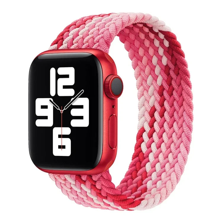Ersatzarmband aus Nylon mit einfacher Schlaufenwebung, Größe: S 145 mm für Apple Watch Series 6 &amp; SE &amp; 5 &amp; 4 44 mm / 3 &amp; 2 &amp; 1 42 mm, S 145 mm 44 mm / 42 mm