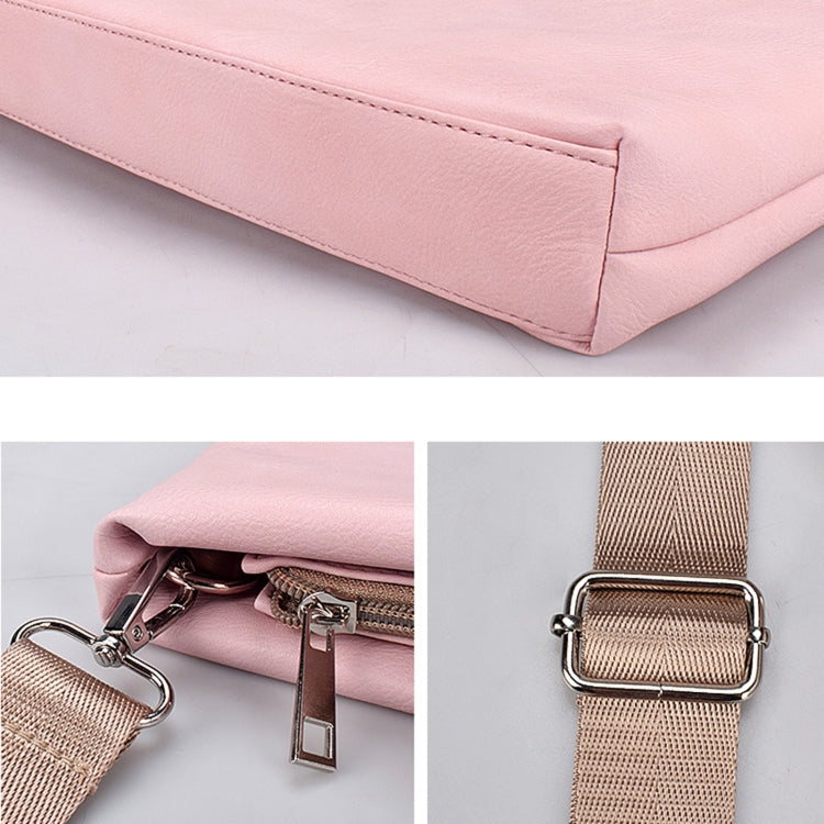 ST05SDZ Leichte Notebook-Laptoptasche mit abnehmbarem Schultergurt, 13,3 Zoll, 14,1-15,4 Zoll