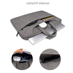 ST06SDJ Mattierte PU Business-Laptoptasche mit abnehmbarem Schultergurt, 13,3 Zoll, 14,1-15,4 Zoll, 15,6 Zoll