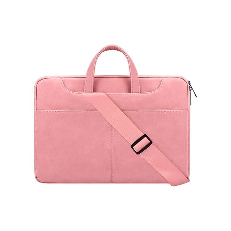 ST06SDJ Mattierte PU Business-Laptoptasche mit abnehmbarem Schultergurt, 13,3 Zoll, 14,1-15,4 Zoll, 15,6 Zoll