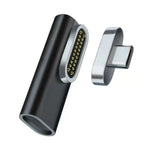100W USB-C / Type-C Buchse zu 20-Pin magnetischem USB-C / Type-C Stecker Winkeladapter