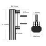100W USB-C / Type-C Buchse zu 20-Pin magnetischem USB-C / Type-C Stecker Winkeladapter