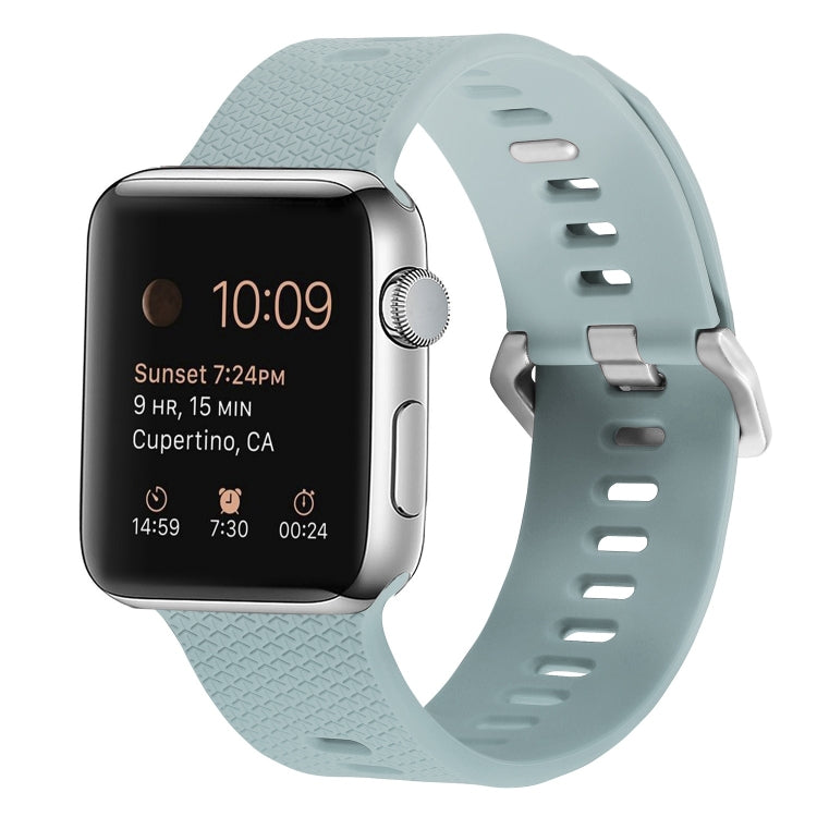 Silikon-Ersatzarmband für Apple Watch Series, 7 45mm / 6 & SE & 5 & 4 44mm / 3 & 2 & 1 42mm, 7 41mm / 6 & SE & 5 & 4 40mm / 3 & 2 & 1 38mm