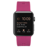 Silikon-Ersatzarmband für Apple Watch Series, 7 45mm / 6 & SE & 5 & 4 44mm / 3 & 2 & 1 42mm, 7 41mm / 6 & SE & 5 & 4 40mm / 3 & 2 & 1 38mm