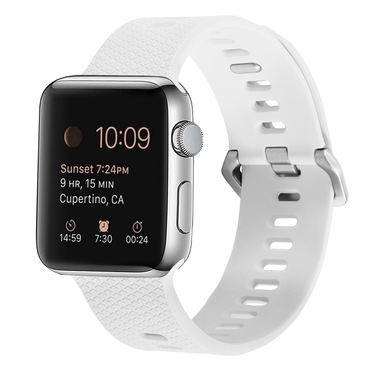 Silikon-Ersatzarmband für Apple Watch Series, 7 45mm / 6 & SE & 5 & 4 44mm / 3 & 2 & 1 42mm, 7 41mm / 6 & SE & 5 & 4 40mm / 3 & 2 & 1 38mm