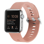 Silikon-Ersatzarmband für Apple Watch Series, 7 45mm / 6 & SE & 5 & 4 44mm / 3 & 2 & 1 42mm, 7 41mm / 6 & SE & 5 & 4 40mm / 3 & 2 & 1 38mm