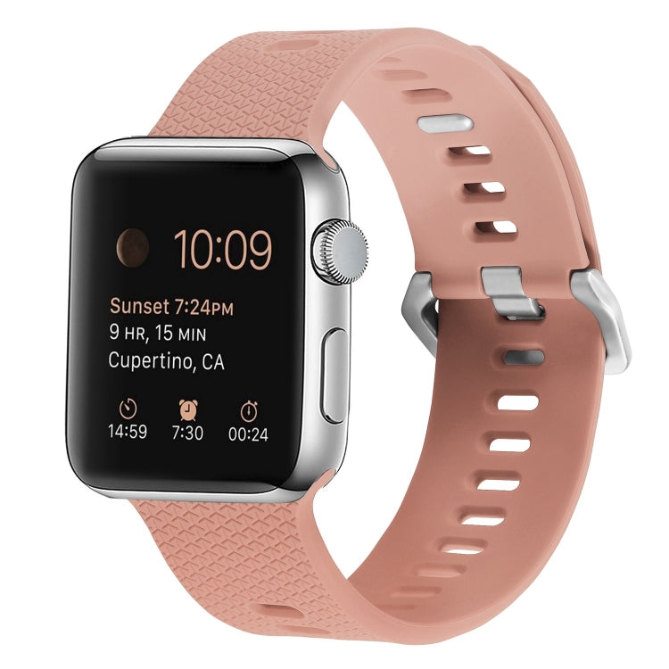 Silikon-Ersatzarmband für Apple Watch Series, 7 45mm / 6 & SE & 5 & 4 44mm / 3 & 2 & 1 42mm, 7 41mm / 6 & SE & 5 & 4 40mm / 3 & 2 & 1 38mm