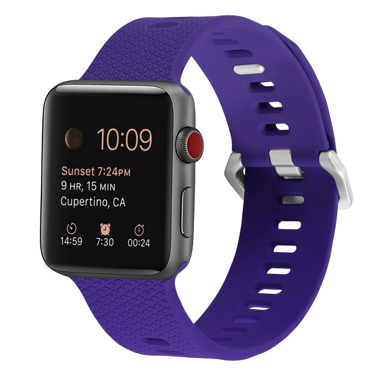 Silikon-Ersatzarmband für Apple Watch Series, 7 45mm / 6 & SE & 5 & 4 44mm / 3 & 2 & 1 42mm, 7 41mm / 6 & SE & 5 & 4 40mm / 3 & 2 & 1 38mm