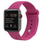 Silikon Ersatzarmband Uhrenarmband Für Apple Watch Series, 7 41mm / 6 & SE & 5 & 4 40mm / 3 & 2 & 1 38mm, 7 45mm / 6 & SE & 5 & 4 44mm / 3 & 2 & 1 42mm