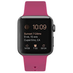 Silikon Ersatzarmband Uhrenarmband Für Apple Watch Series, 7 41mm / 6 & SE & 5 & 4 40mm / 3 & 2 & 1 38mm, 7 45mm / 6 & SE & 5 & 4 44mm / 3 & 2 & 1 42mm