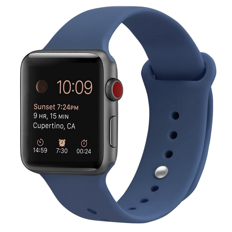 Silikon Ersatzarmband Uhrenarmband Für Apple Watch Series, 7 41mm / 6 & SE & 5 & 4 40mm / 3 & 2 & 1 38mm, 7 45mm / 6 & SE & 5 & 4 44mm / 3 & 2 & 1 42mm