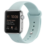 Silikon Ersatzarmband Uhrenarmband Für Apple Watch Series, 7 41mm / 6 & SE & 5 & 4 40mm / 3 & 2 & 1 38mm, 7 45mm / 6 & SE & 5 & 4 44mm / 3 & 2 & 1 42mm