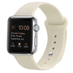 Silikon Ersatzarmband Uhrenarmband Für Apple Watch Series, 7 41mm / 6 & SE & 5 & 4 40mm / 3 & 2 & 1 38mm, 7 45mm / 6 & SE & 5 & 4 44mm / 3 & 2 & 1 42mm