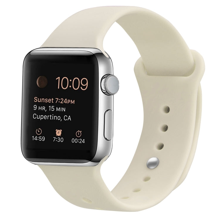 Silikon Ersatzarmband Uhrenarmband Für Apple Watch Series, 7 41mm / 6 & SE & 5 & 4 40mm / 3 & 2 & 1 38mm, 7 45mm / 6 & SE & 5 & 4 44mm / 3 & 2 & 1 42mm