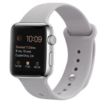 Silikon Ersatzarmband Uhrenarmband Für Apple Watch Series, 7 41mm / 6 & SE & 5 & 4 40mm / 3 & 2 & 1 38mm, 7 45mm / 6 & SE & 5 & 4 44mm / 3 & 2 & 1 42mm