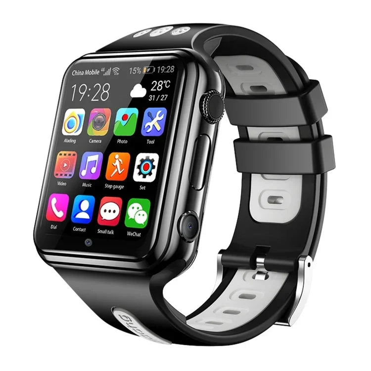 W5 1,54 Zoll Vollbild-Smartwatch mit zwei Kameras, unterstützt SIM-Karte / GPS-Tracking / Echtzeit-Ortung / Temperaturüberwachung, 1 GB + 16 GB, 2 GB + 16 GB, 2 GB + 32 GB