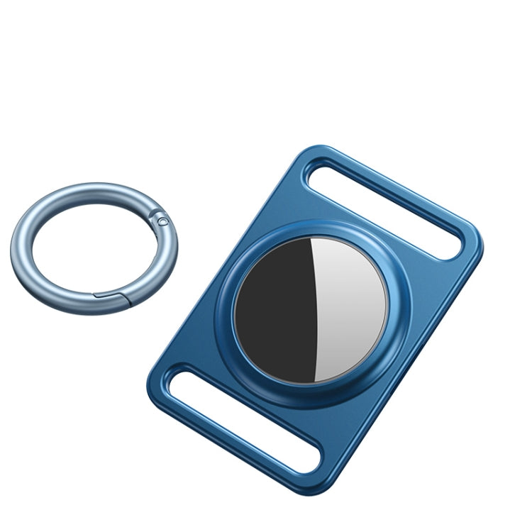 Magnetische Metall-Schutzhülle mit wechselbarem Schlüsselanhänger-Ring für AirTag 2. Generation / AirTag 1. Generation