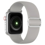 Elastisches Silikon-Ersatzarmband für Apple Watch Series 7 (45 mm), 6, SE, 5, 4 (44 mm) und 3, 2, 1 (42 mm)