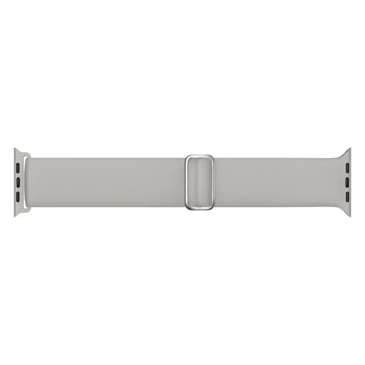 Elastisches Silikon-Ersatzarmband für Apple Watch Series 7 (45 mm), 6, SE, 5, 4 (44 mm) und 3, 2, 1 (42 mm)