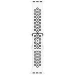 Zweifarbiges Armband aus Flüssigsilikon mit Schmetterlingsverschluss für Apple Watch Series 7 (41 mm), 6, SE, 5, 4 (40 mm), 3, 2, 1 (38 mm) und 7 (45 mm), 6, SE, 5, 4 (44 mm) sowie 3, 2, 1 (42 mm).