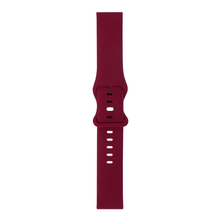 8-Schnallen-Silikon-Ersatzarmband, für Samsung Galaxy Watch Active, für Huawei Watch GT 2 42mm, für Huawei Watch GT 2 46mm, für Huawei Watch GT 2e 46mm