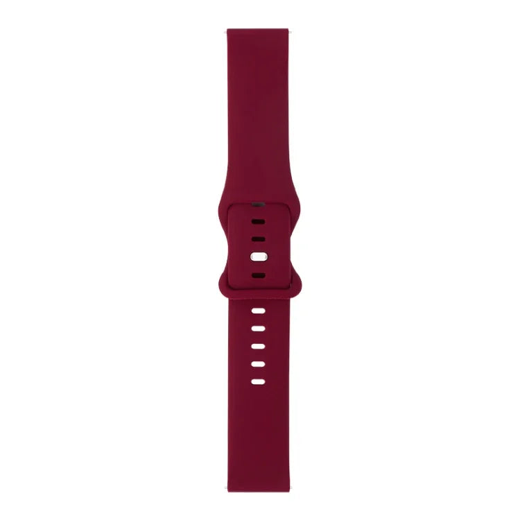 Silikon-Ersatzarmband mit 8 Schnallen, passend für Amazfit Sport Watch / Sport Watch 2S und Garmin Vivoactive 3