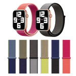 Farbgleiches Nylonarmband, Für Apple Watch Series 7 41mm / 6 & SE & 5 & 4 40mm / 3 & 2 & 1 38mm, Für Apple Watch Series 8&7 41mm / SE 2&6&SE&5&4 40mm / 3&2&1 38mm, Für Apple Watch Series 7 45mm / 6 & SE & 5 & 4 44mm / 3 & 2 & 1 42mm