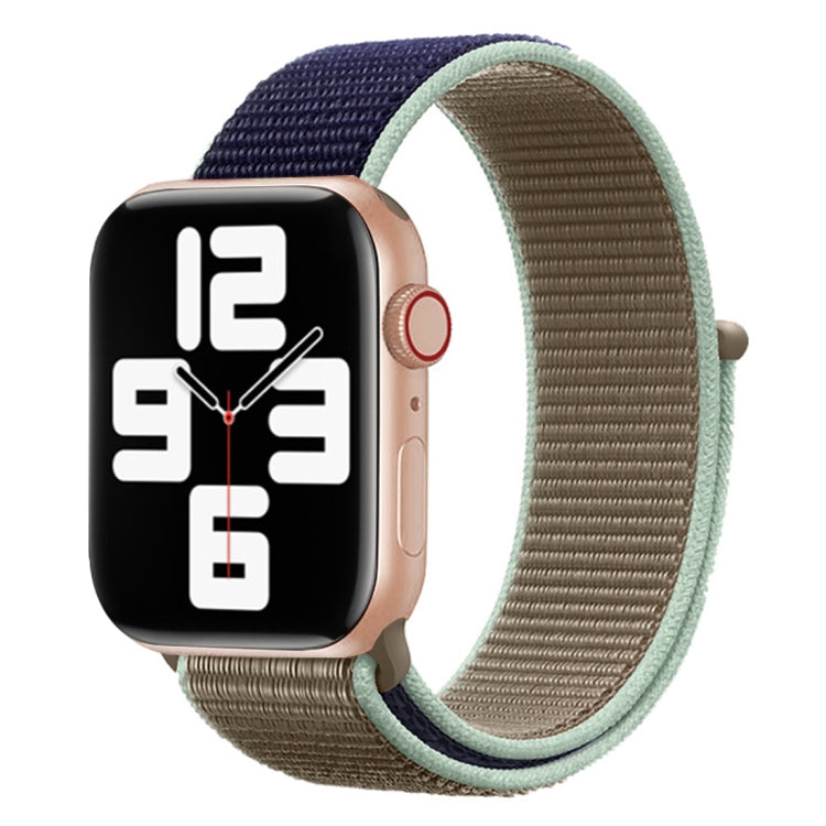 Farbgleiches Nylonarmband, Für Apple Watch Series 7 41mm / 6 & SE & 5 & 4 40mm / 3 & 2 & 1 38mm, Für Apple Watch Series 8&7 41mm / SE 2&6&SE&5&4 40mm / 3&2&1 38mm, Für Apple Watch Series 7 45mm / 6 & SE & 5 & 4 44mm / 3 & 2 & 1 42mm