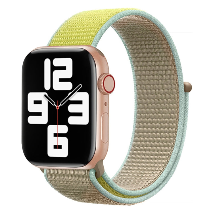 Farbgleiches Nylonarmband, Für Apple Watch Series 7 41mm / 6 & SE & 5 & 4 40mm / 3 & 2 & 1 38mm, Für Apple Watch Series 8&7 41mm / SE 2&6&SE&5&4 40mm / 3&2&1 38mm, Für Apple Watch Series 7 45mm / 6 & SE & 5 & 4 44mm / 3 & 2 & 1 42mm