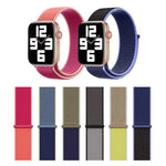 Farbgleiches Nylonarmband, Für Apple Watch Series 7 41mm / 6 & SE & 5 & 4 40mm / 3 & 2 & 1 38mm, Für Apple Watch Series 8&7 41mm / SE 2&6&SE&5&4 40mm / 3&2&1 38mm, Für Apple Watch Series 7 45mm / 6 & SE & 5 & 4 44mm / 3 & 2 & 1 42mm