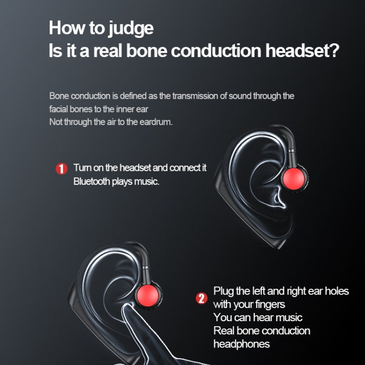M-618 Knochenleitung hängendes Ohr Stereo Bluetooth-Headset, M-618 (Schwarz), M-618 (Blau), M-618 (Rot), M-618 (Grün)