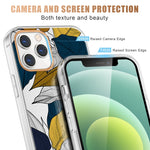 High Translucent Electroplating Flower Pattern TPU + PC Shockproof Case, For iPhone 12 mini, For iPhone 12 / 12 Pro, For iPhone 12 Pro Max, For iPhone 11, For iPhone 11 Pro, For iPhone 11 Pro Max
