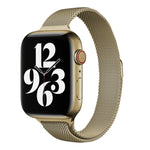 Milan Loopback Armband mit schmalem Taillenumfang als Ersatz für Apple Watch Series 7 (41 mm), 6, SE, 5, 4 (40 mm), 3, 2, 1 (38 mm) und 7 (45 mm), 6, SE, 5, 4 (44 mm) sowie 3, 2, 1 (42 mm).