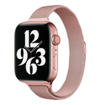 Milan Loopback Armband mit schmalem Taillenumfang als Ersatz für Apple Watch Series 7 (41 mm), 6, SE, 5, 4 (40 mm), 3, 2, 1 (38 mm) und 7 (45 mm), 6, SE, 5, 4 (44 mm) sowie 3, 2, 1 (42 mm).