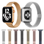 Milan Loopback Armband mit schmalem Taillenumfang als Ersatz für Apple Watch Series 7 (41 mm), 6, SE, 5, 4 (40 mm), 3, 2, 1 (38 mm) und 7 (45 mm), 6, SE, 5, 4 (44 mm) sowie 3, 2, 1 (42 mm).