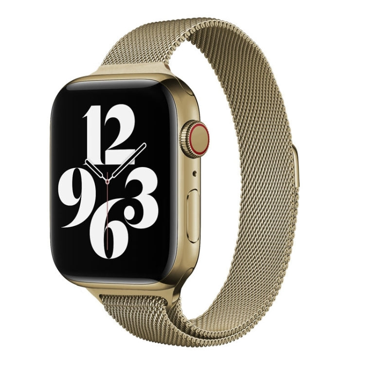 Milan Loopback Armband mit schmalem Taillenumfang als Ersatz für Apple Watch Series 7 (41 mm), 6, SE, 5, 4 (40 mm), 3, 2, 1 (38 mm) und 7 (45 mm), 6, SE, 5, 4 (44 mm) sowie 3, 2, 1 (42 mm).