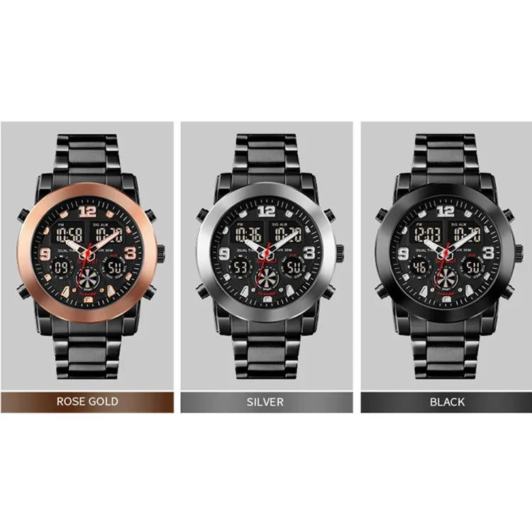 SKMEI 1642 Three-time Display Luminous Electronic Watch, Support Alarm Clock