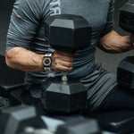 Zweifarbiges Silikon-Ersatzarmband mit 8 Schnallen für Apple Watch Series 7 (41 mm), 6, SE, 5, 4 (40 mm) und 3, 2, 1 (38 mm)